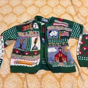 SIGNATURE by NORTHERN ISLES Vintage School Themed Cardigan